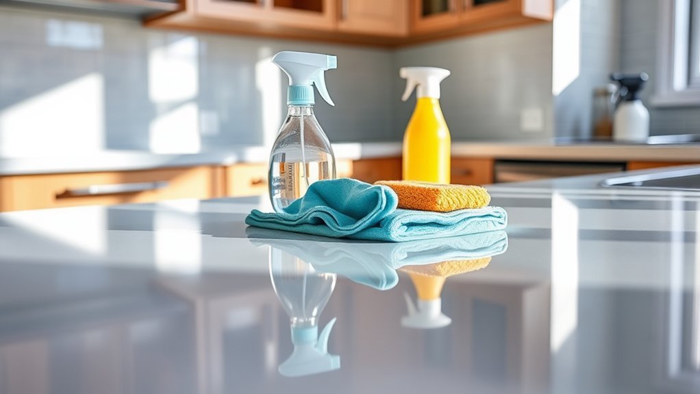 choose gentle laminate cleaners