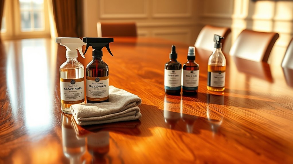 choose gentle wood cleaners