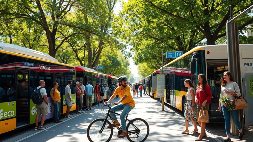 choose public transport sustainably