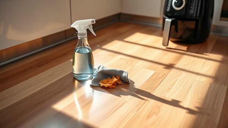 clean air fryer floors