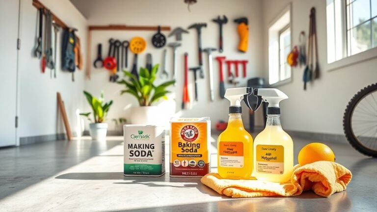 clean and deodorize garage