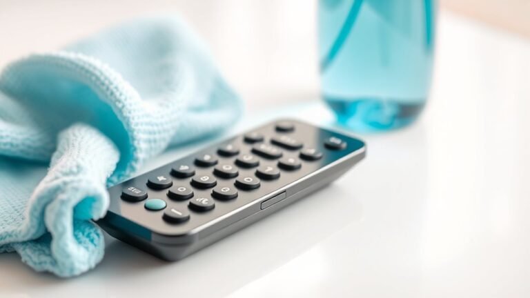 clean and deodorize remote