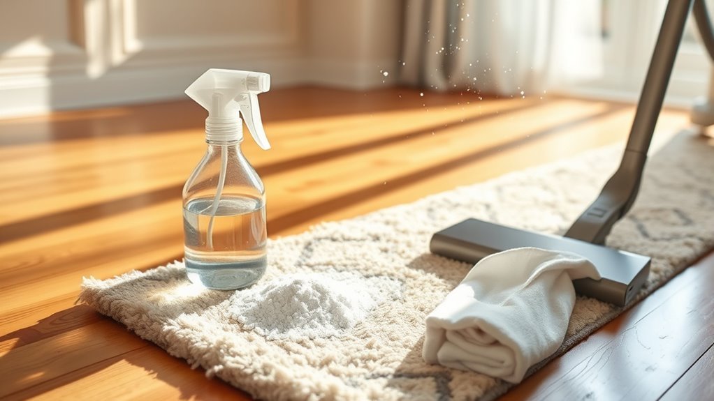 clean and deodorize rug