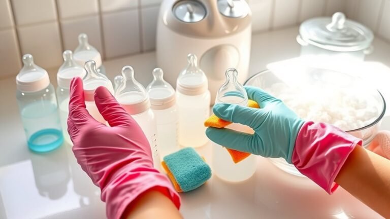 clean and disinfect bottles