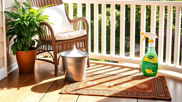 clean and freshen porch