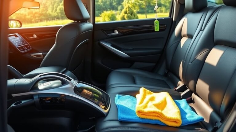 clean and freshen vehicle