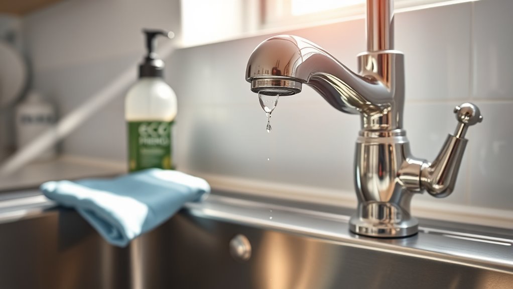 clean and maintain faucets