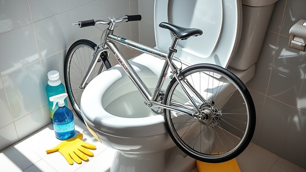 clean and sanitize bike