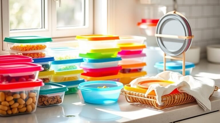 clean and store containers