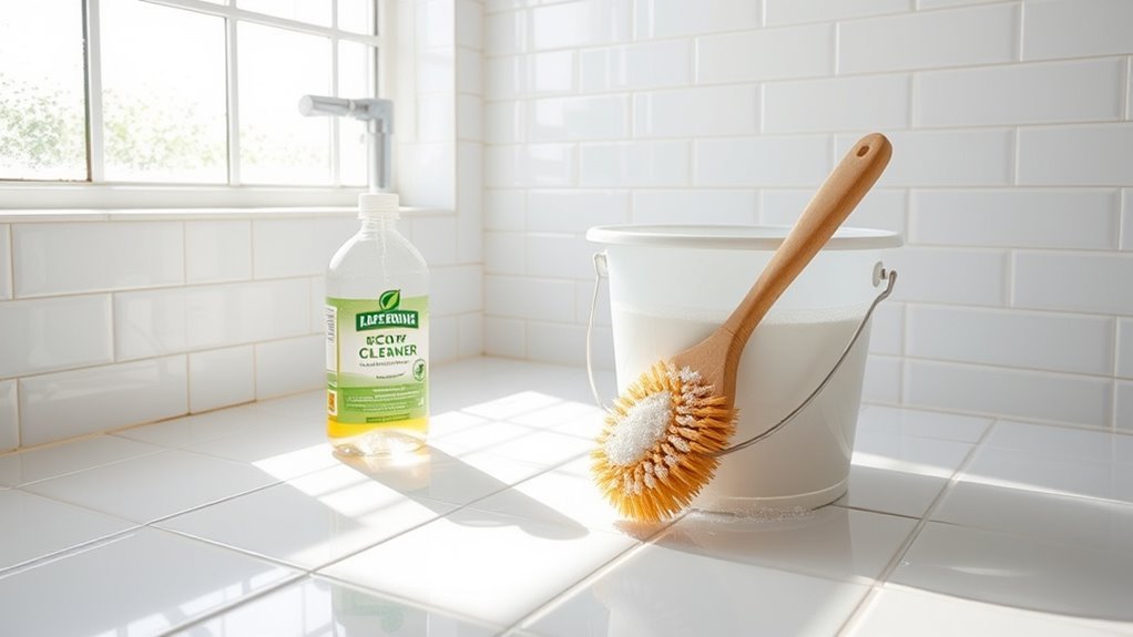 clean and whiten grout