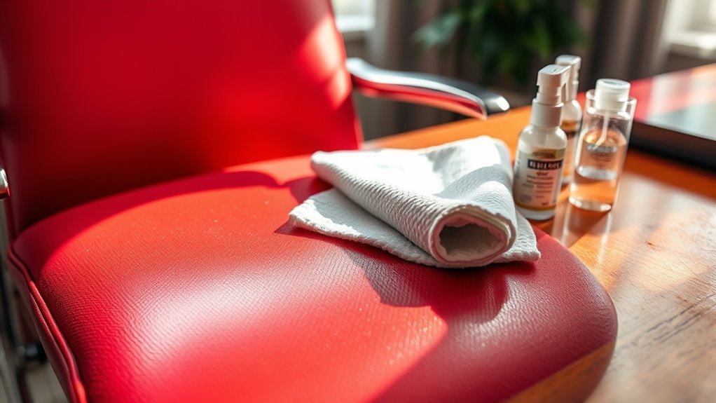 clean chair upholstery safely