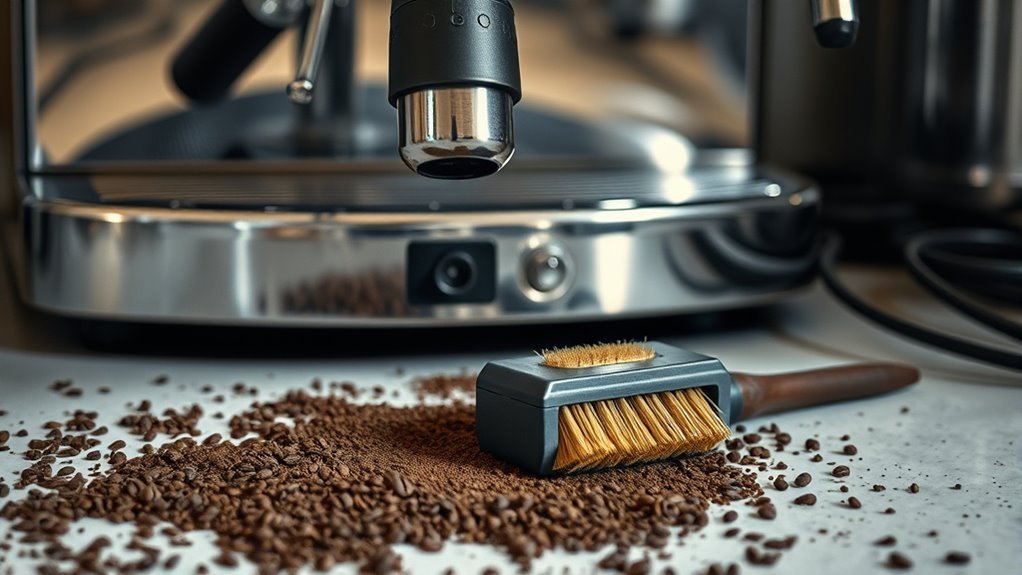 clean coffee station efficiently