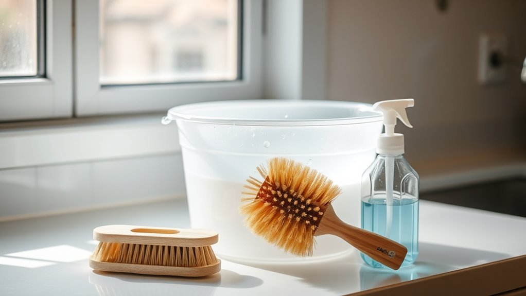 clean dehumidifier water bucket
