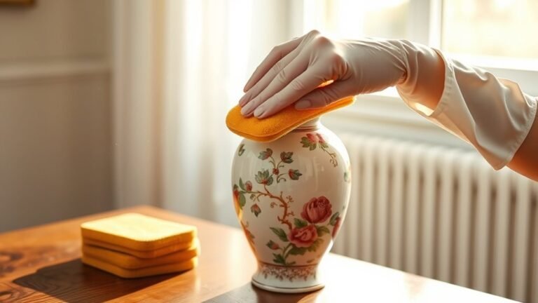 clean delicate surfaces gently