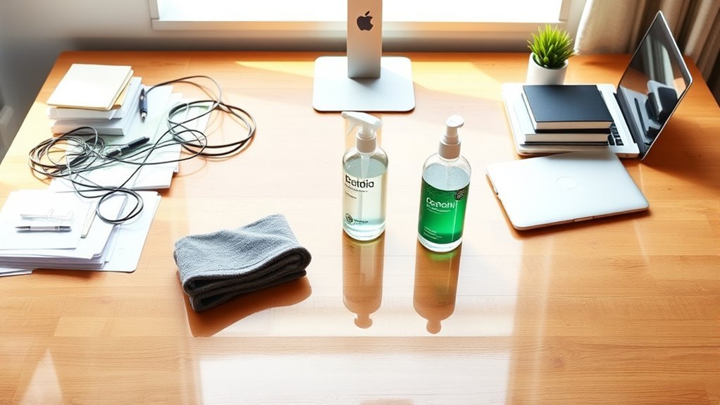 clean desk clear mind