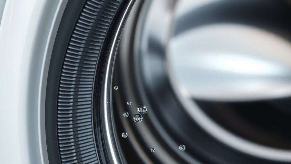 clean door seal and drum