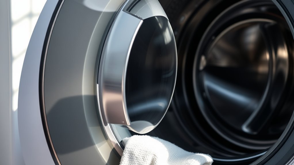 clean door seal thoroughly