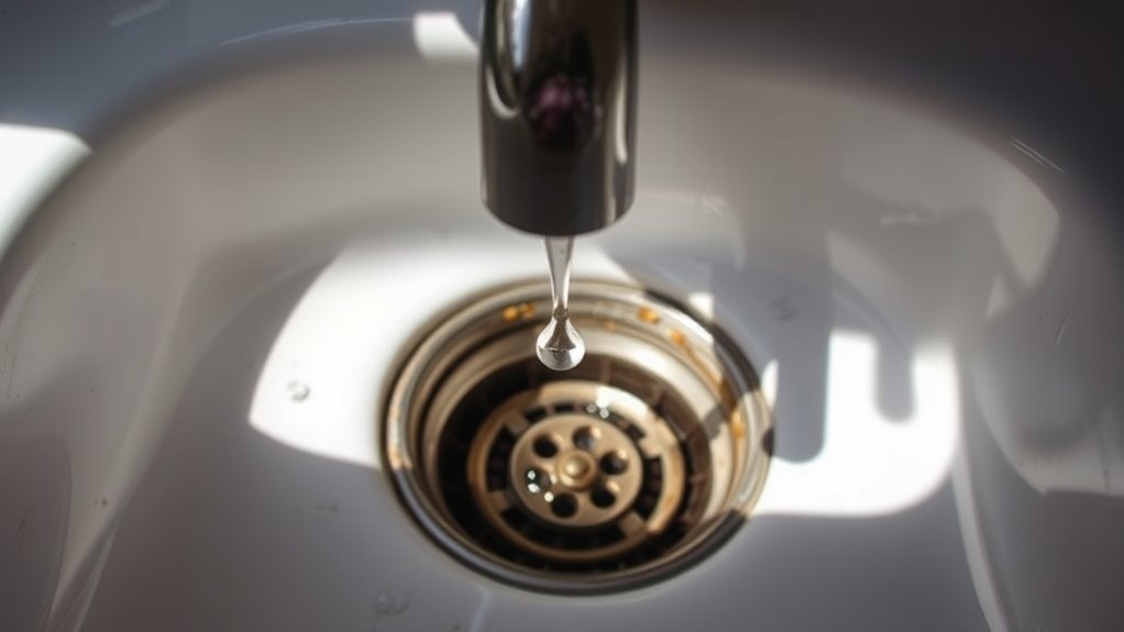 clean drains and faucets