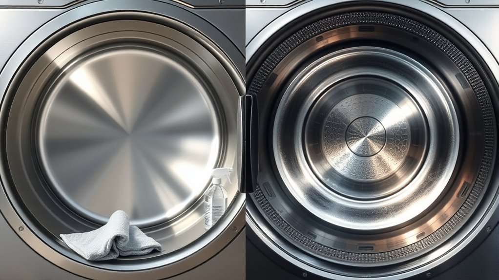 clean dryer drum regularly