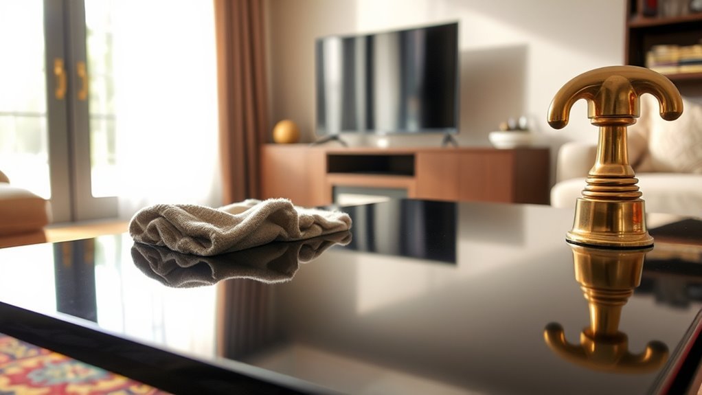 clean electronics and fixtures