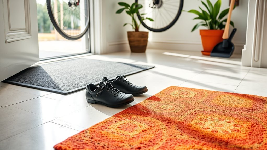 clean entryway maintain floors