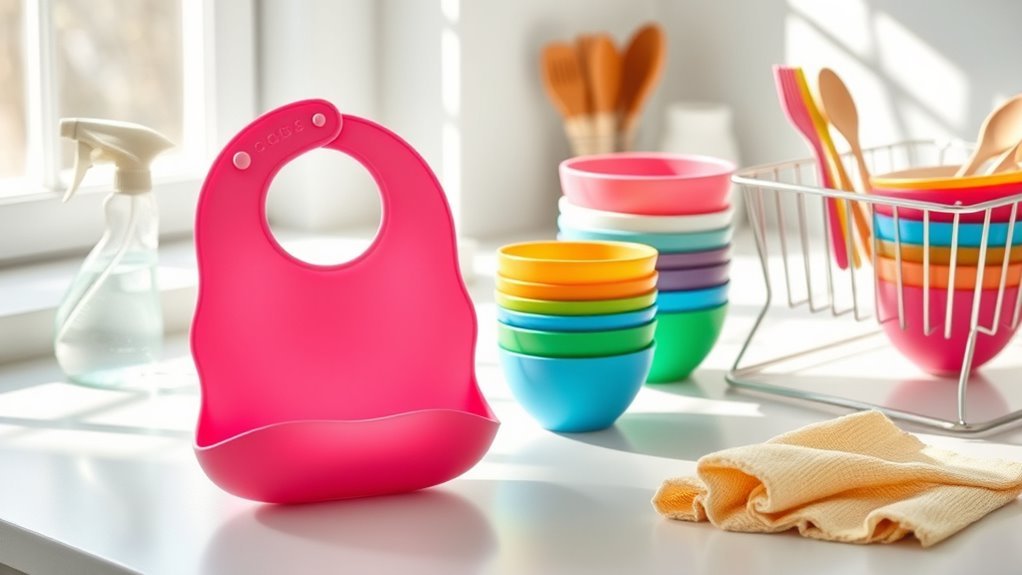 clean feeding accessories regularly