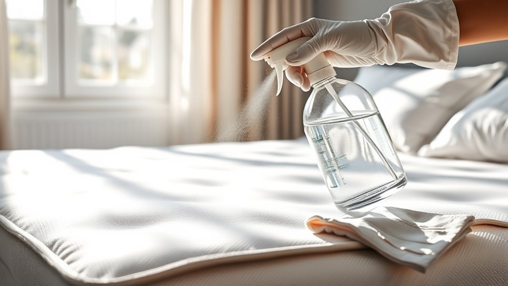 clean high touch mattress areas