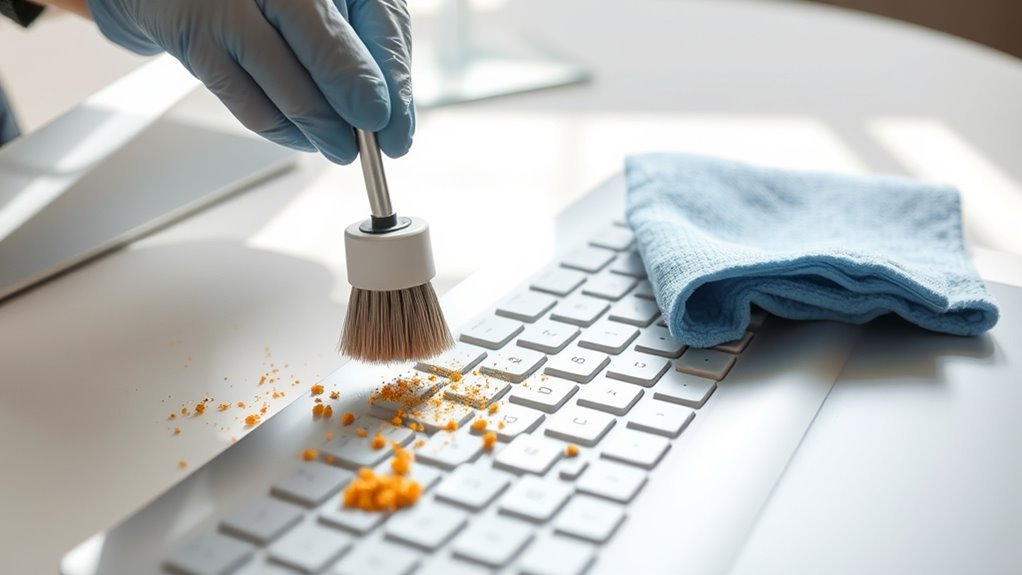 clean keyboard before deep cleaning