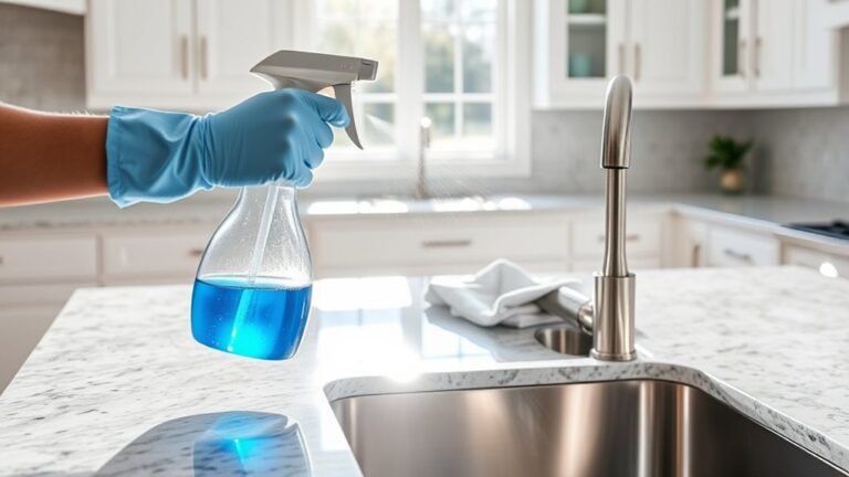clean kitchen surfaces regularly