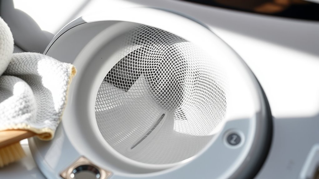 clean lint trap regularly