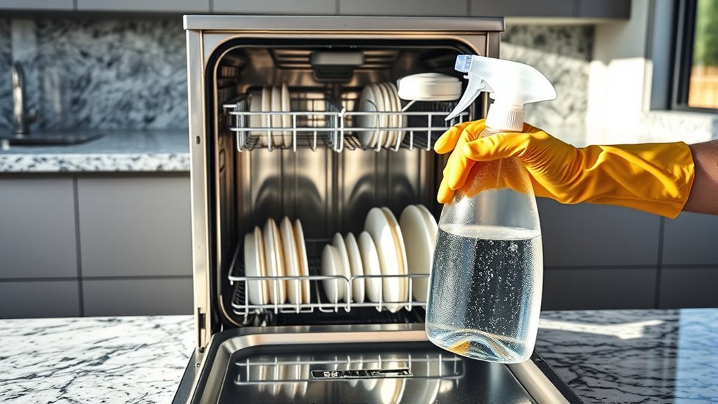clean office dishwasher effectively