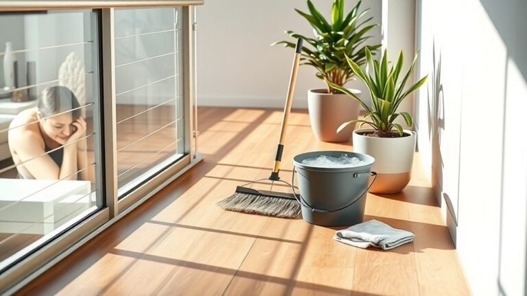 clean office front porch