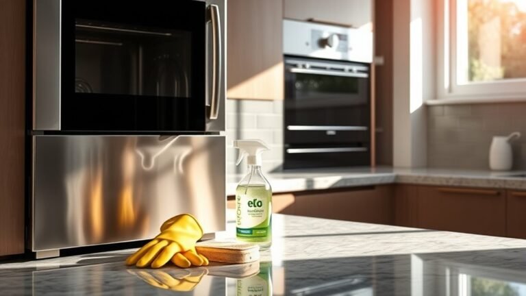 clean office oven regularly