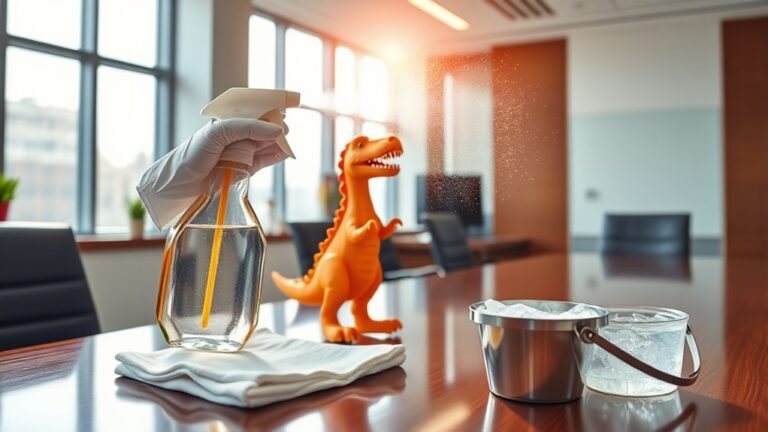 clean office toys regularly