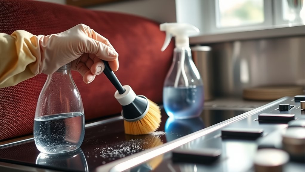 clean oven upholstery effectively