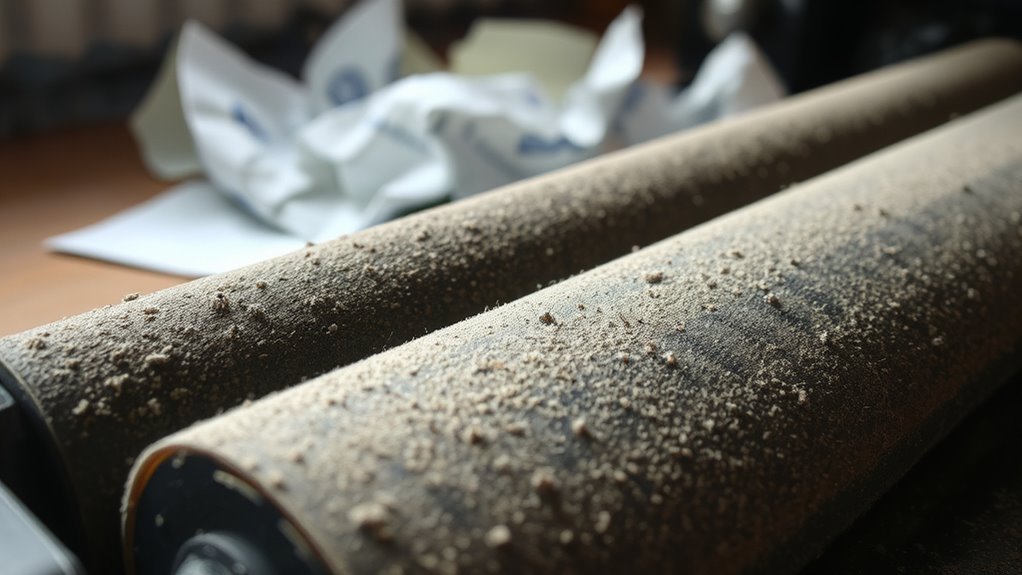 clean printer rollers regularly