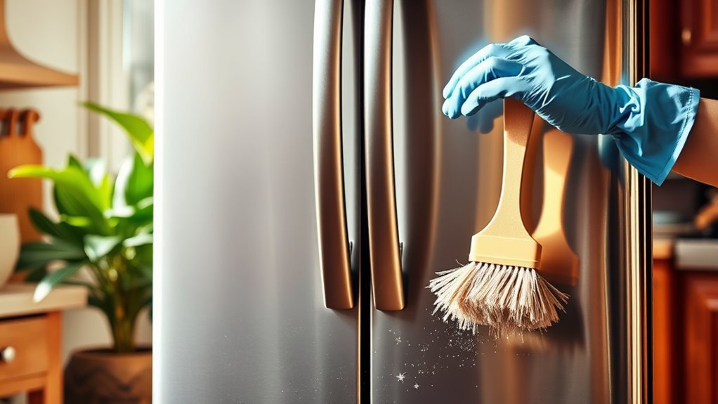 clean refrigerator coils regularly