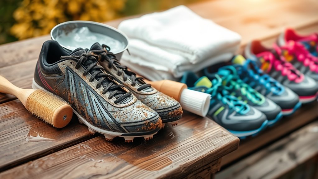 clean shoes let dry