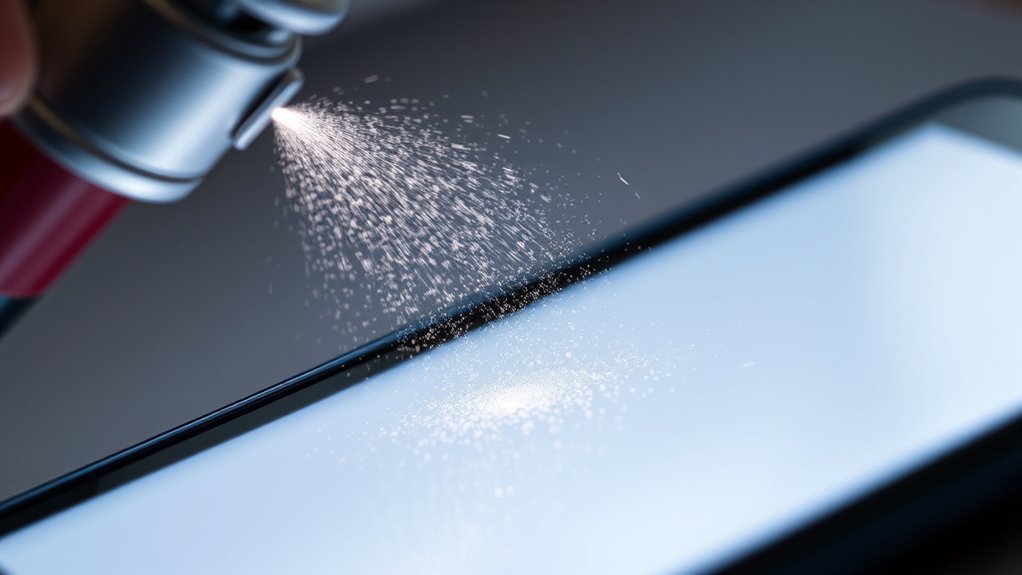 clean smartphone with care