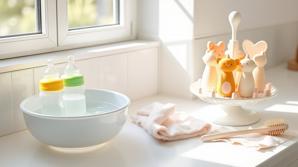 clean sterilize disassemble rinse