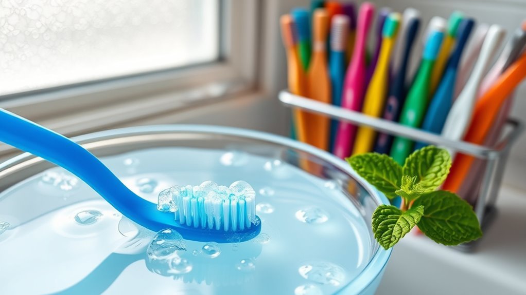 clean toothbrush healthy smile