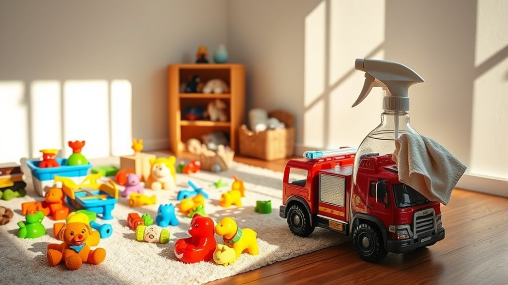 clean toys promote health