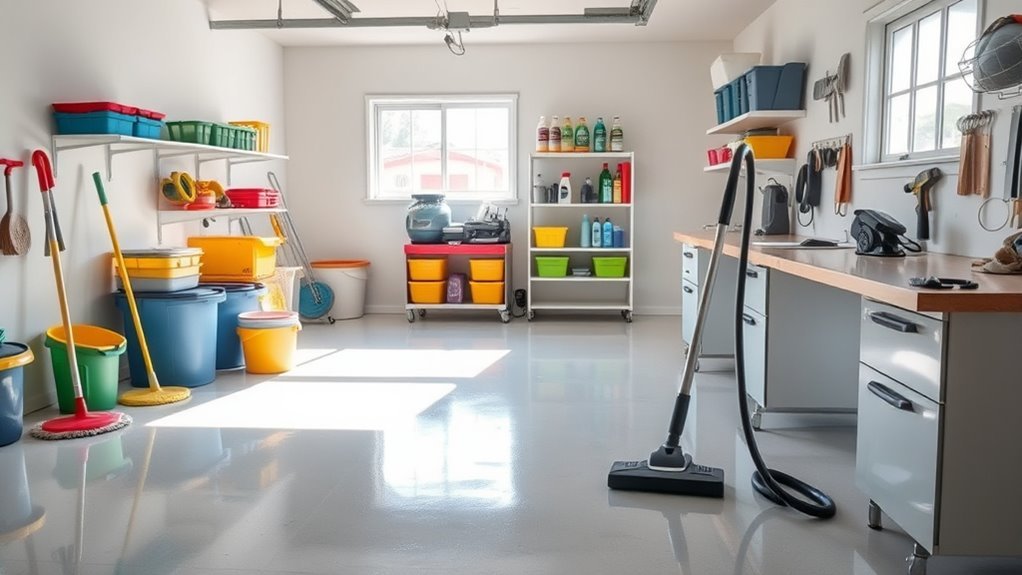 clean with garage efficiency