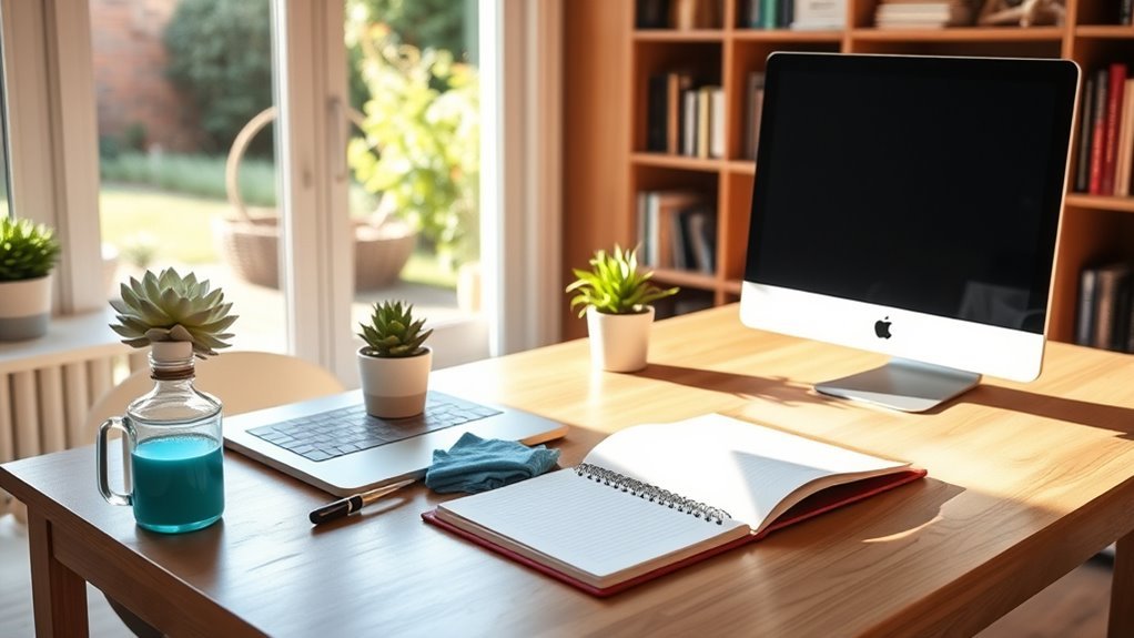clean workspace enhances productivity