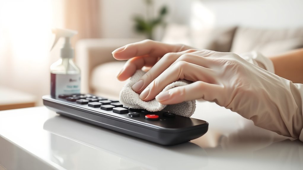 clean your remote control