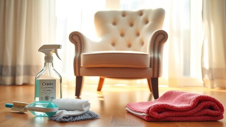 cleaning a chair thoroughly