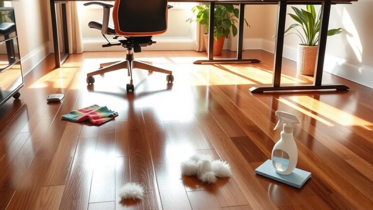 cleaning after office chair