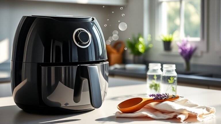 cleaning air fryer naturally