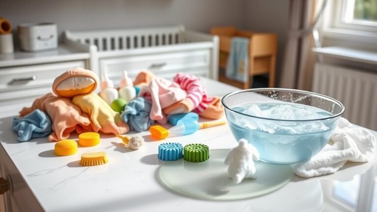 cleaning baby items safely