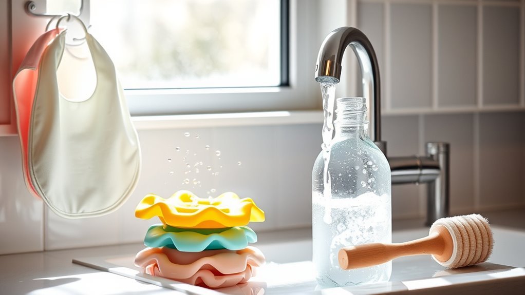cleaning baby items safely